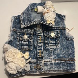 Toddler denim vest